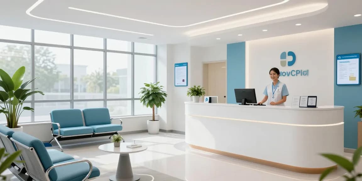 "Hair transplant Turkey price consultation in a welcoming healthcare clinic with medical staff providing patient care."