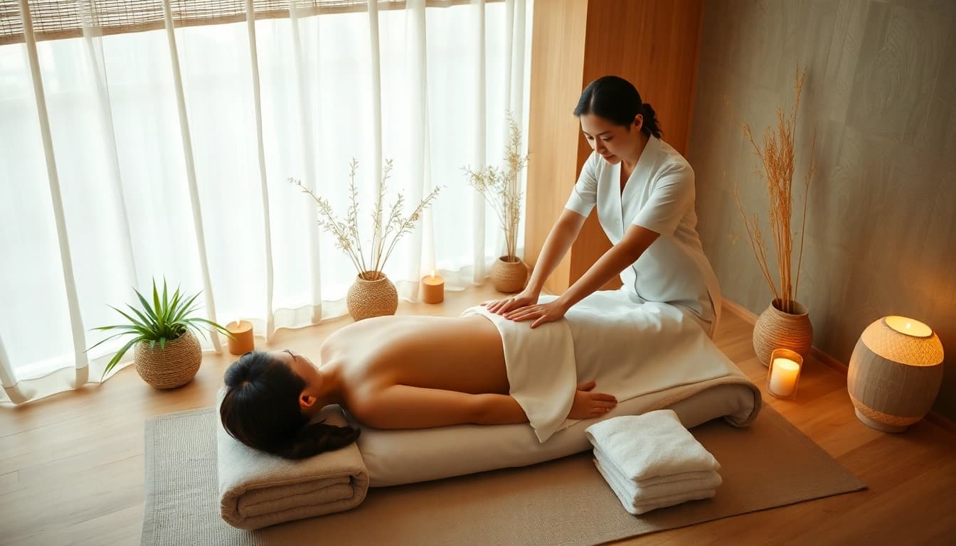 Experience tranquility with 동탄출장마사지 in a soothing spa setting.