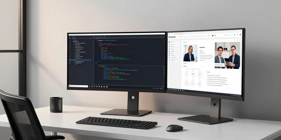 GO8 platform showcasing advanced software development tools and cybersecurity technologies in a modern workspace.