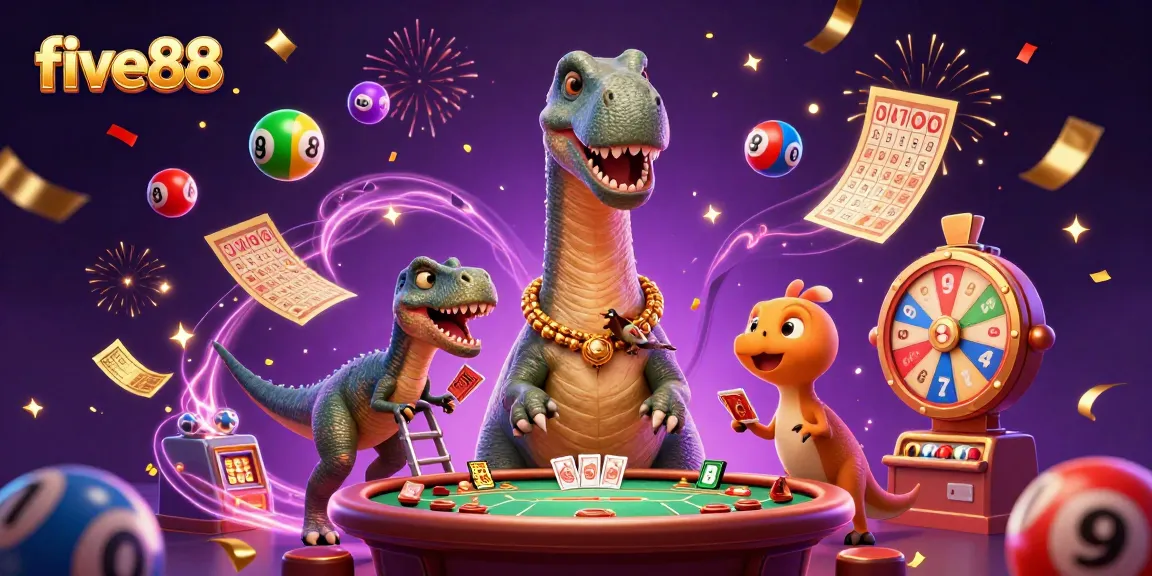 Join five88 for a thrilling lottery experience, featuring colorful balls and festive surprises!