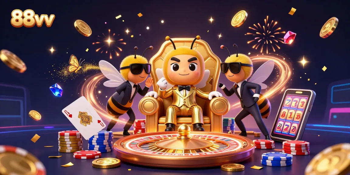 Experience thrilling gameplay with 88vv as a bumblebee mob boss and allies in a vibrant casino