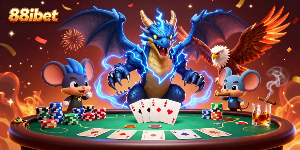 Engage with 88ibet’s thrilling poker action and celebrate big wins with dynamic characters.