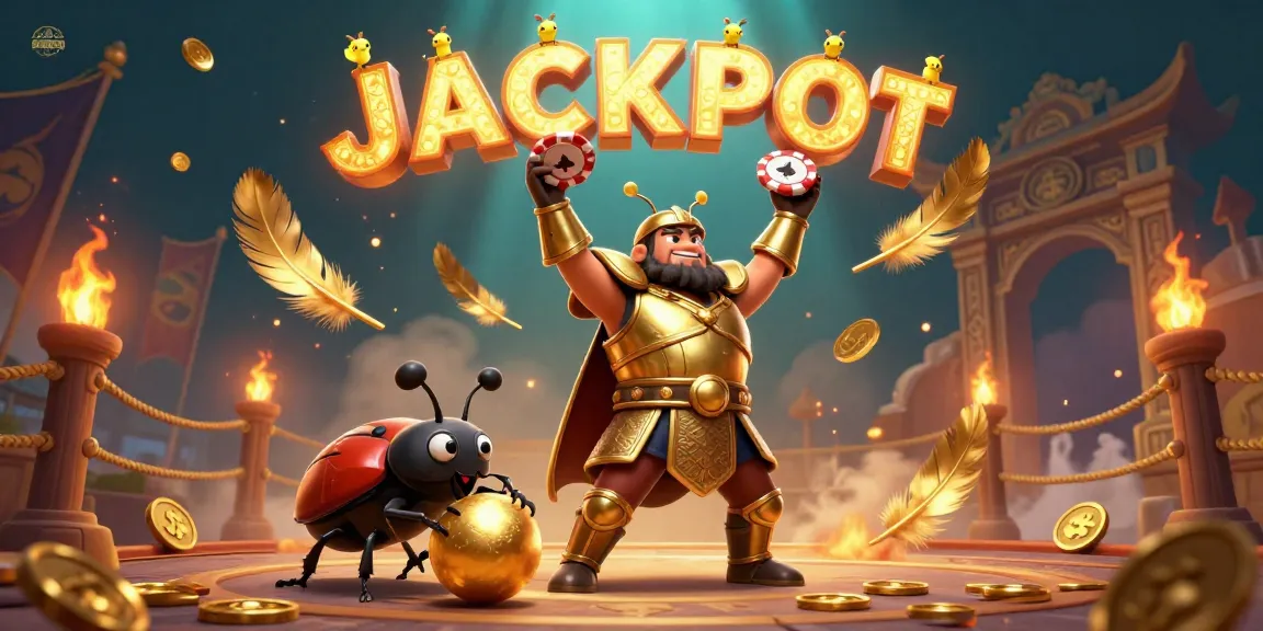 Experience the thrill of winning at 888top with vibrant casino-themed characters and dynamic gold elements.