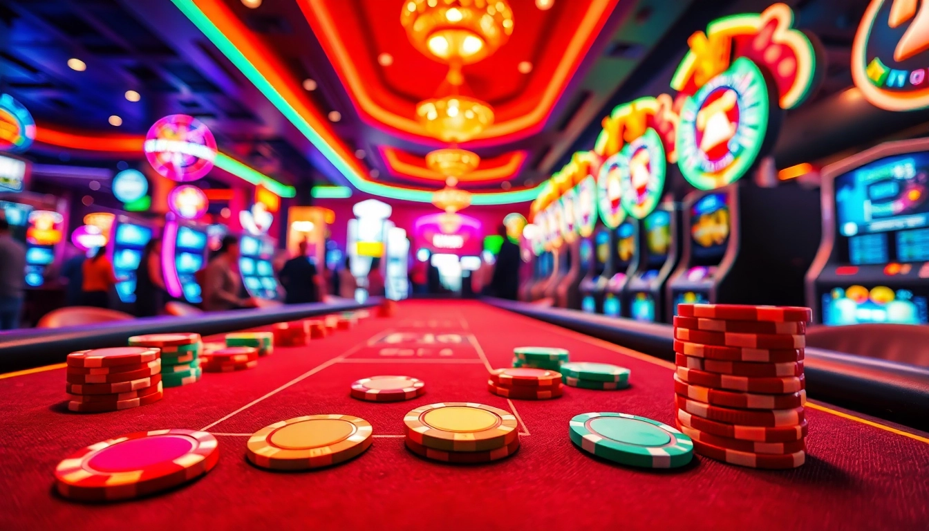 Citinow Singapore casino game scene featuring vibrant tables and lively players enjoying the atmosphere.