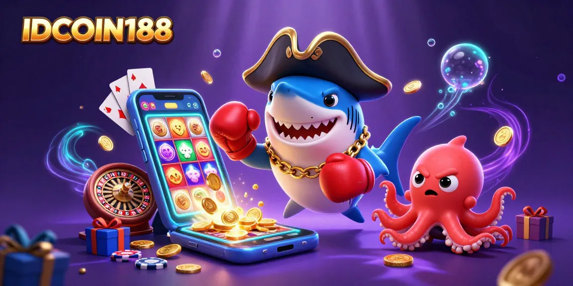 IDCOIN188 offers an exciting casino experience featuring dynamic game elements and engaging characters.