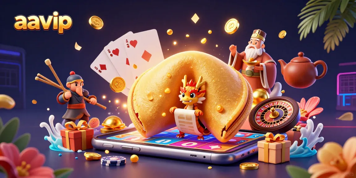 Aavip players enjoy exciting slot games with vibrant visuals and engaging characters in this illustration.