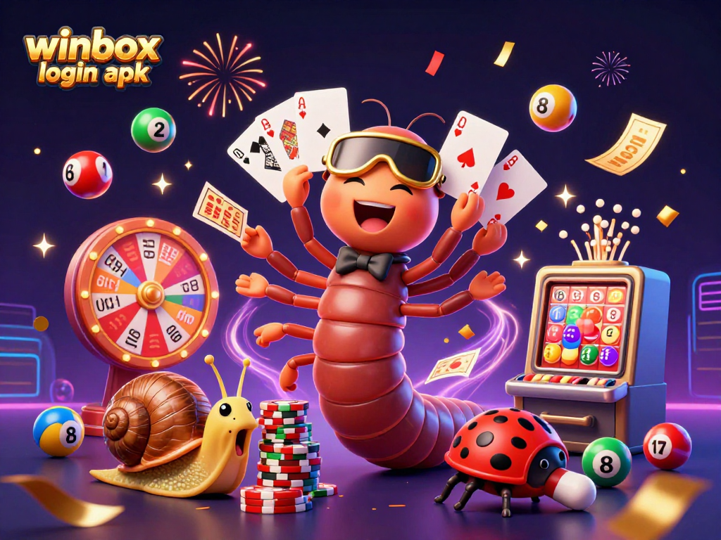 Experience exciting gameplay with the winbox login apk, featuring a vibrant casino scene bursting with action.