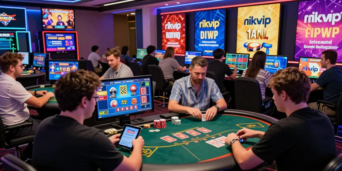 Players engaging in online gambling on rikvip's vibrant digital platform.