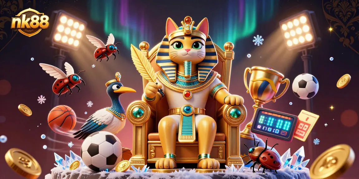 Experience nk88 with captivating sports-themed casino artistry and vibrant game elements.