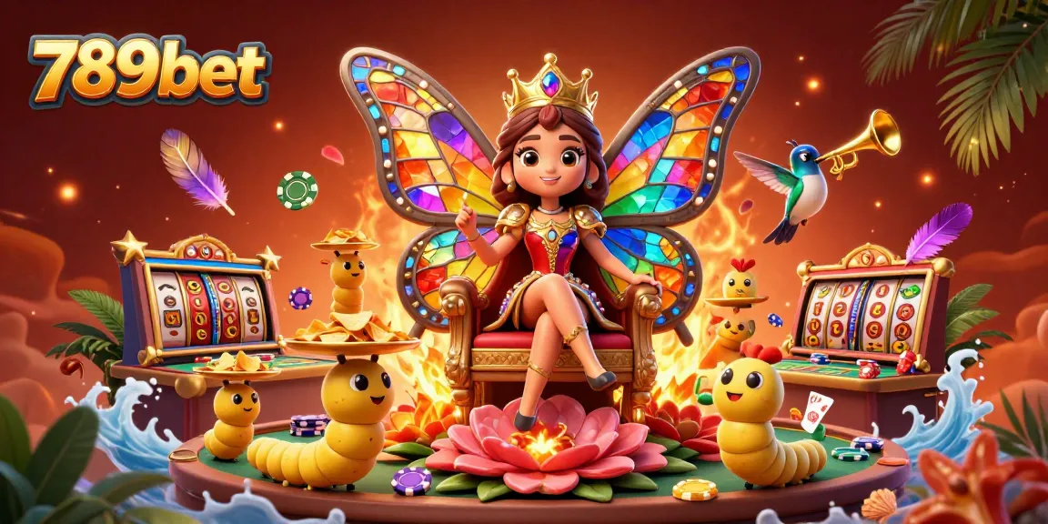 Engage in thrilling cockfighting action at 789bet with vibrant casino elements and colorful characters.