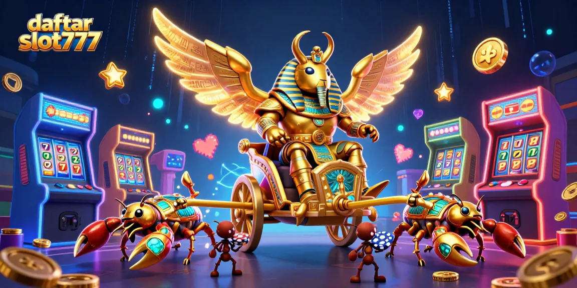Play exciting games at daftar slot777 with vibrant 3D casino elements and characters enhancing your gambling experience.