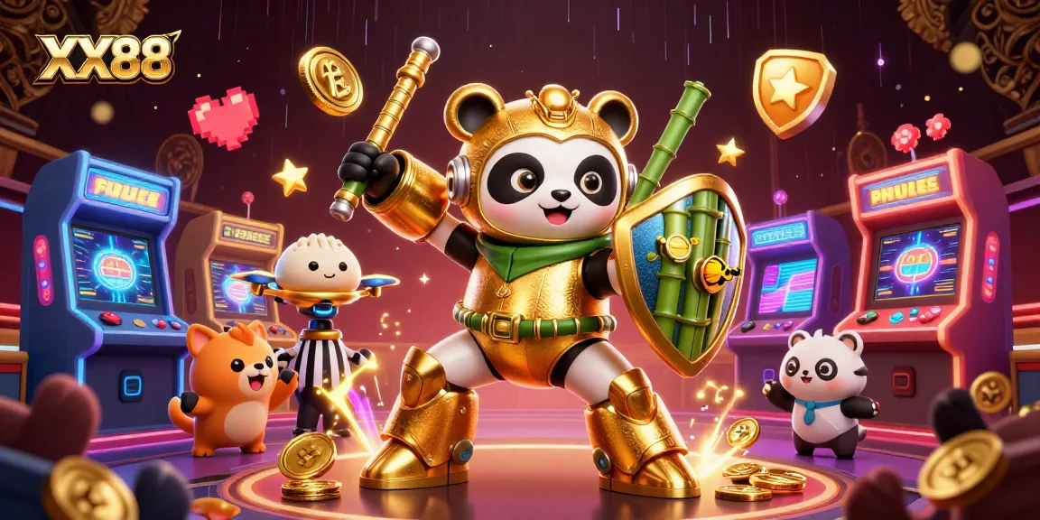Engage with exhilarating XX88 casino gameplay in a vibrant neon-lit arena showcasing thrilling action.