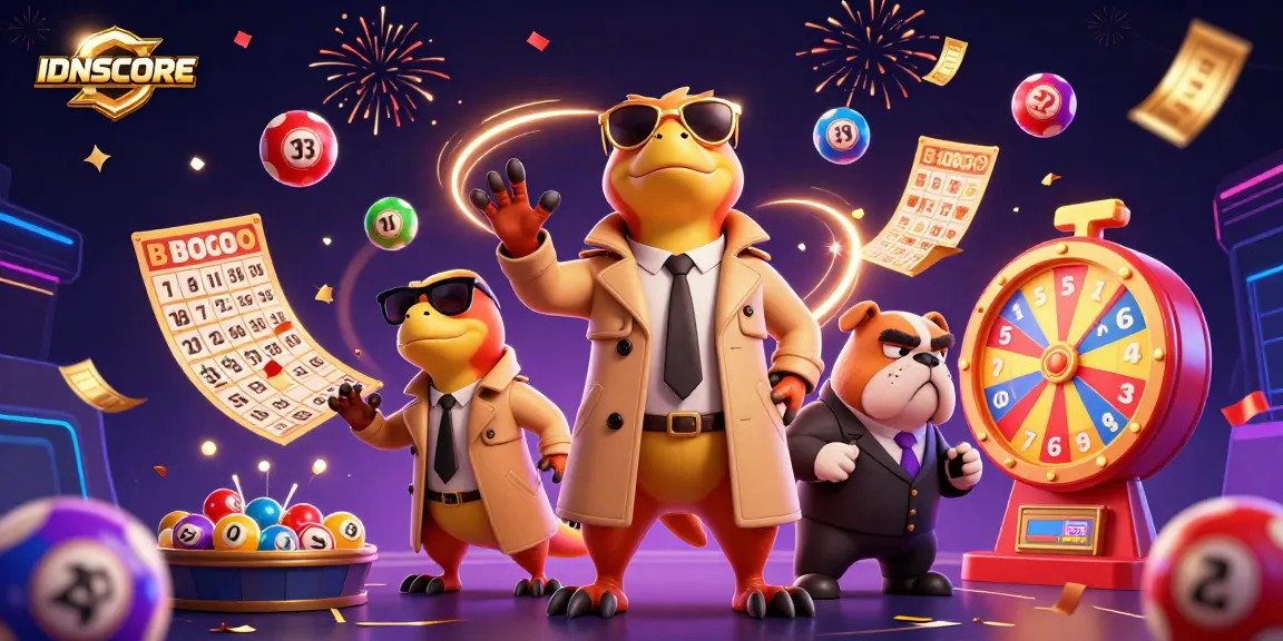 Experience fun at IDNSCORE's vibrant virtual casino with raptors and dynamic games elements.