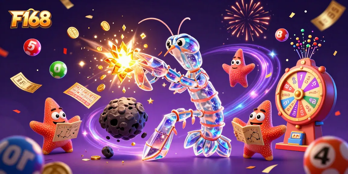 Engage in thrilling gameplay at F168 with vibrant lottery elements and an exciting prize atmosphere.