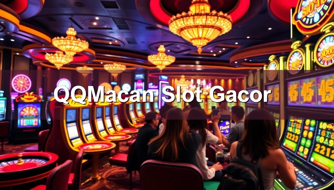Spin and win big at QQMacan Slot Gacor with vibrant gaming atmosphere.