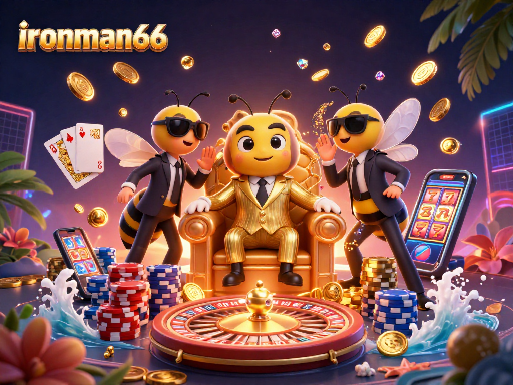 Experience the thrill of ironman66 with dynamic casino features and vibrant characters in action.