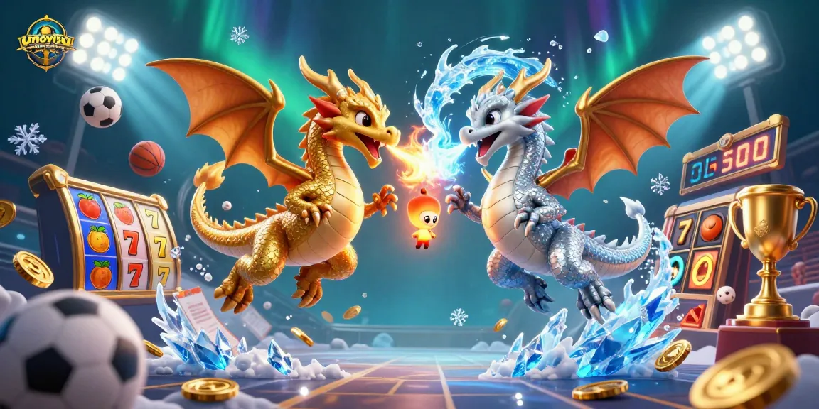Experience the thrilling world of umoyaphotography in this dynamic casino-themed dragon illustration.