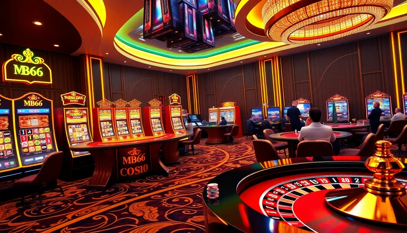 Experience thrilling gameplay at MB66 with rich casino visuals showcasing modern gaming interfaces.