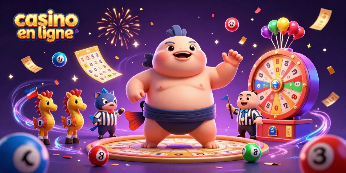 Découvrez l'univers du casino en ligne avec cette scène festive captivante.