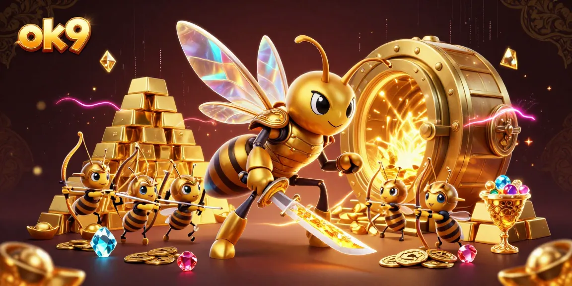 Engage in the thrilling world of ok9 with a vibrant casino scene featuring dynamic elements and profitable opportunities.