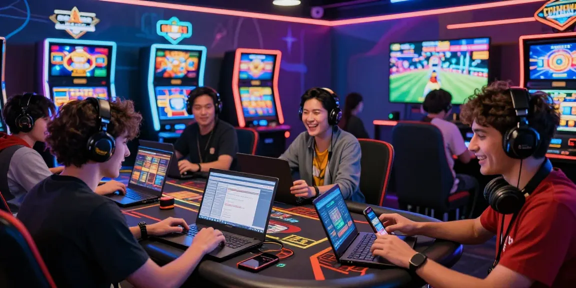 Engaged gamers enjoying thrilling experiences at https://79club.dev/ in a vibrant online casino environment.