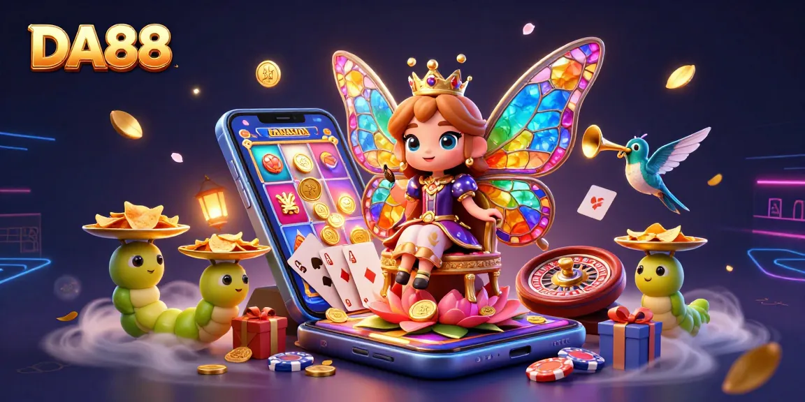Engage with DA88 by spinning colorful slot games and watching golden coins erupt from the screen.