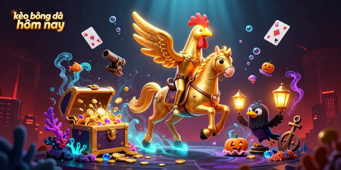 Experience kèo bóng đá hôm nay in a vibrant casino scene filled with colorful game elements and engaging characters.