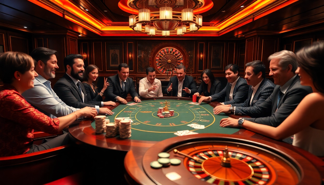 Experience thrilling gameplay at https://xx88.today/ with a vibrant casino atmosphere featuring poker and roulette.