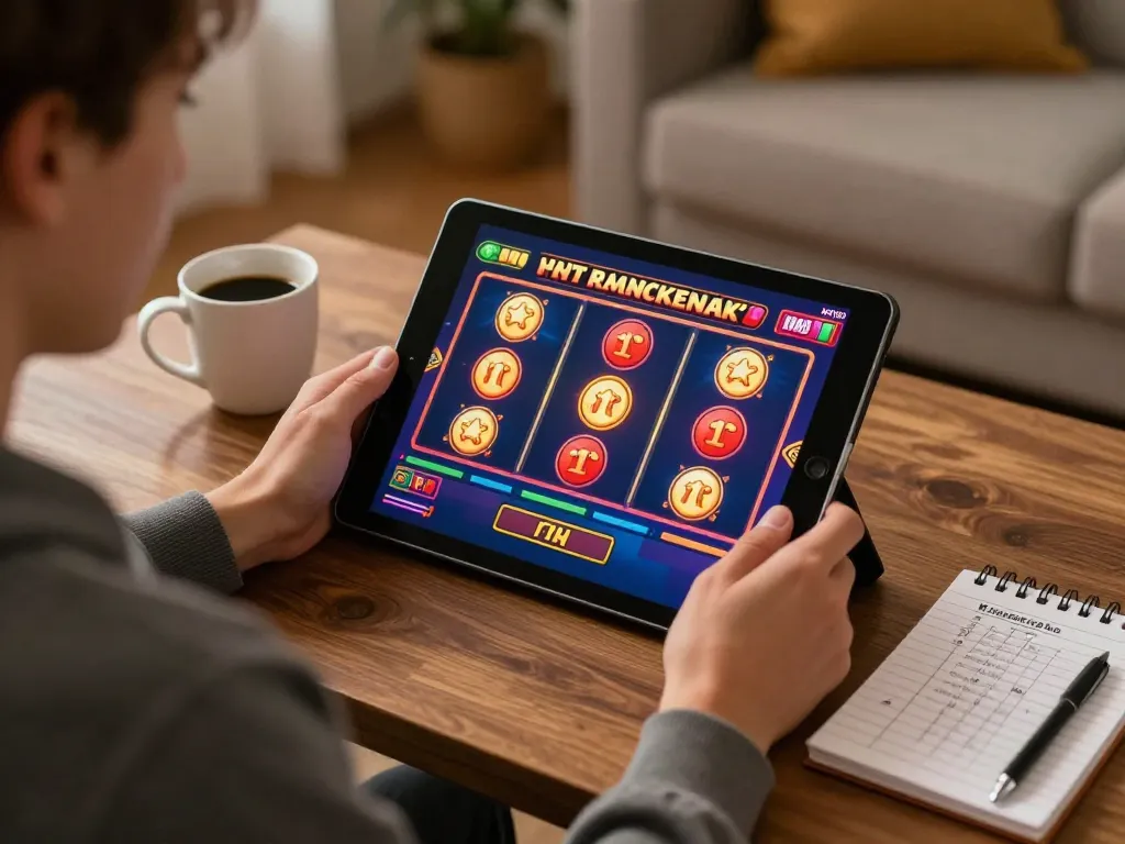 Pemain yang terlibat menjelajahi peluang pada permainan slot online mendebarkan 88Pulsa dari pengaturan rumah yang nyaman.