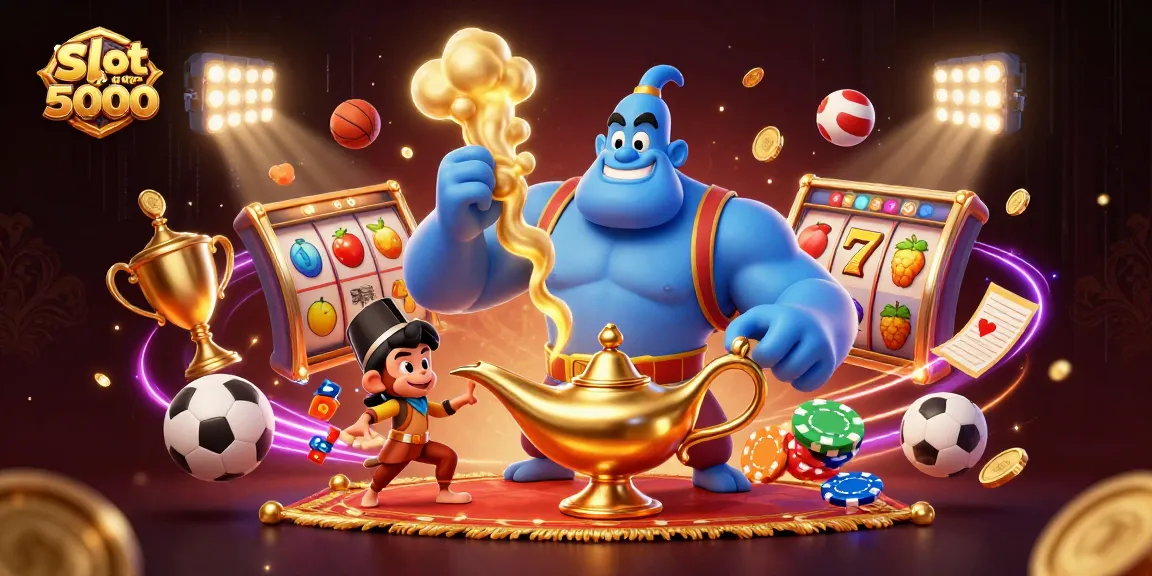 Experience thrilling wins with slot depo 5000 featuring colorful slot reels and dynamic game action!