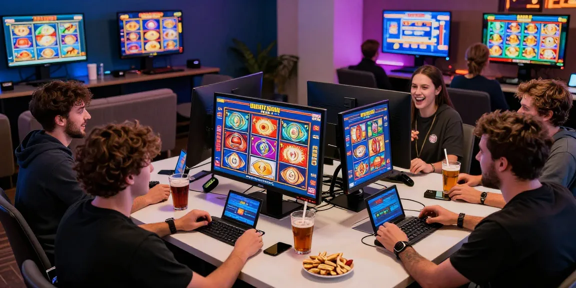 Exciting gameplay of bonus buy slots uk in a vibrant online casino atmosphere with diverse players.
