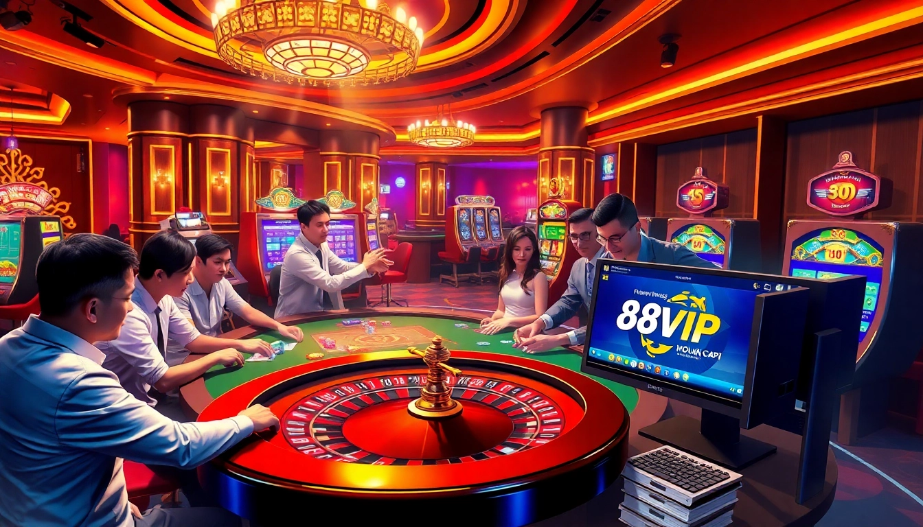 Experience the thrill of Đăng Nhập Nhà Cái 68VIP with dynamic casino gaming elements and interactions.