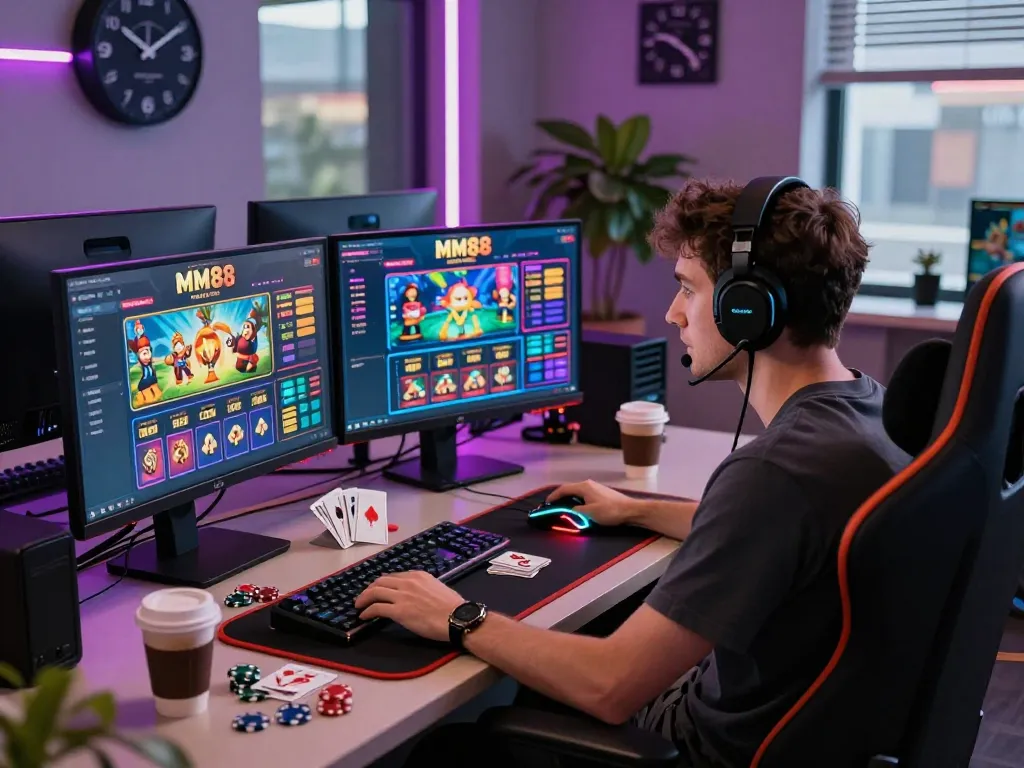 Engaging online casino environment featuring MM88 gaming options with vibrant graphics.