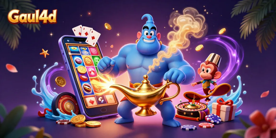 Engage with Gaul4d's vibrant slots and jackpot thrills in a magical casino adventure.