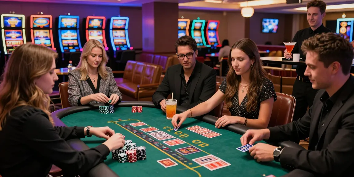 Exploring the vibrant atmosphere at credit card casinos at https://thebls.org.uk with players enjoying games and transactions.