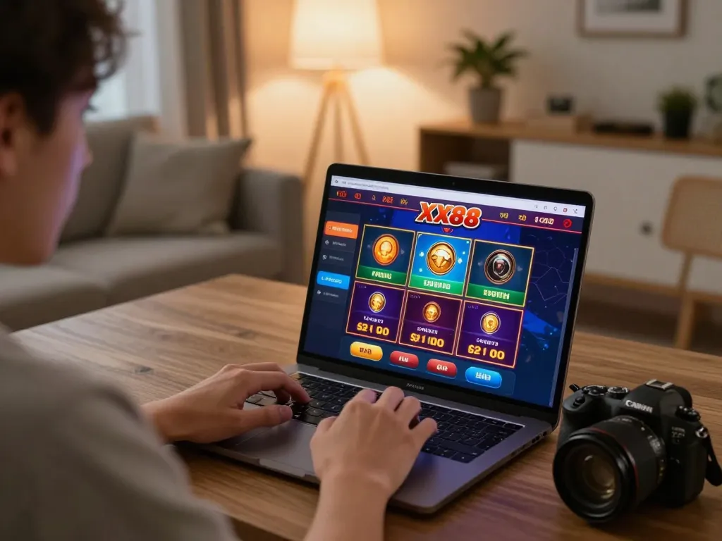 Engaging gaming session at XX88 online casino showcasing player excitement and strategic gameplay.