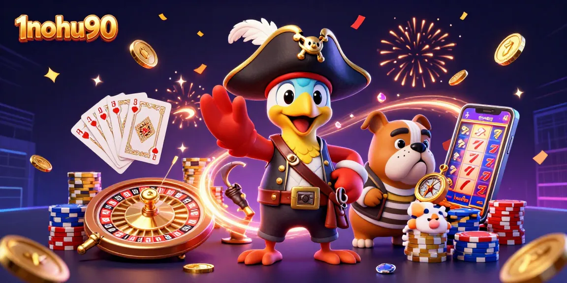 Win big at 1nohu90 with our thrilling casino adventure featuring jackpot reels and gold treasures.