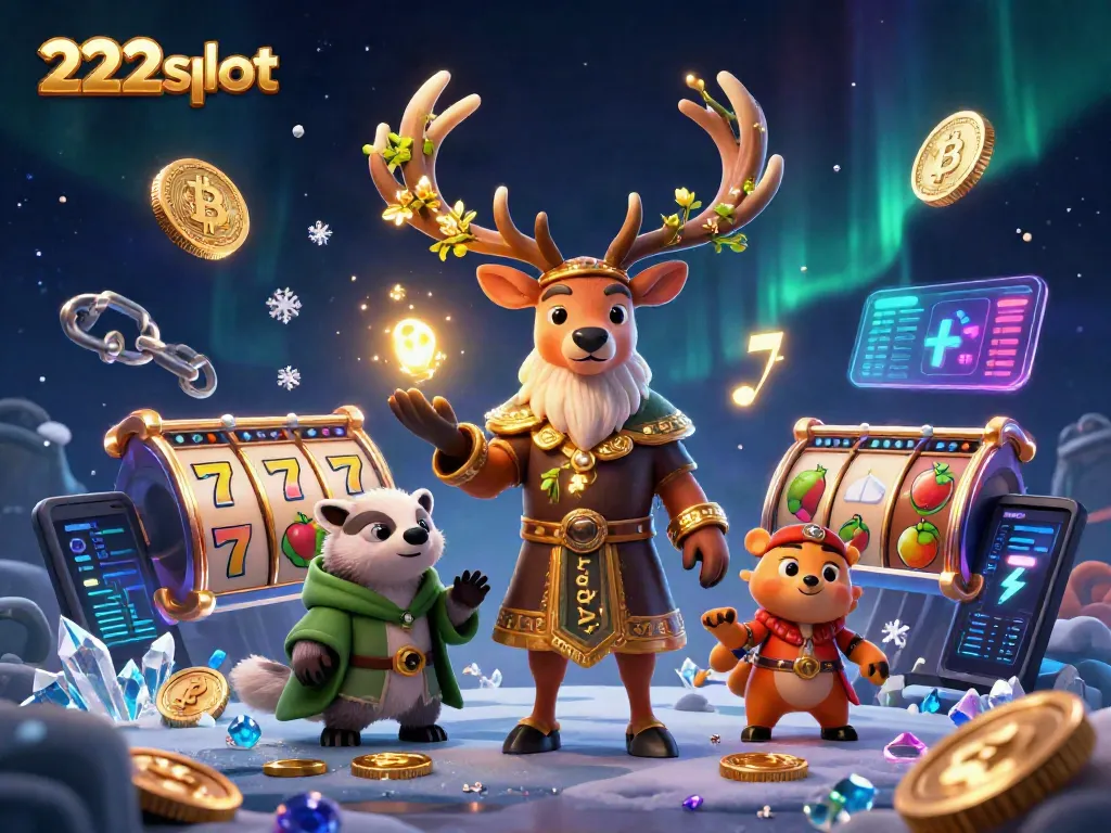 Menang besar di mesin slot 222slot dengan simbol keberuntungan dan jackpot yang menakjubkan.