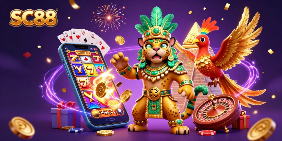 Experience thrilling gaming adventures with SC88’s vibrant melodramatic casino elements in stunning detail.