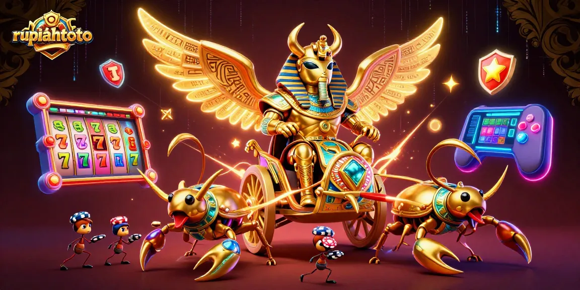 Raih kemenangan di rupiahtoto dengan permainan slot yang menampilkan simbol menang dan jackpot.
