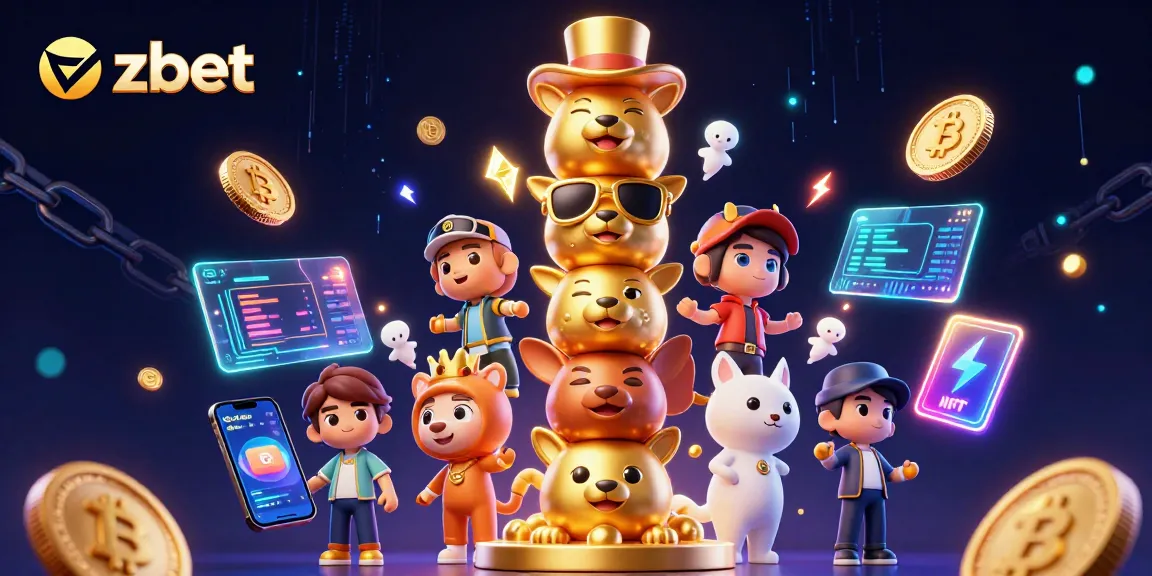 ZBET offers thrilling online gambling experiences with crypto elements, including 3D coins and a dynamic golden totem.
