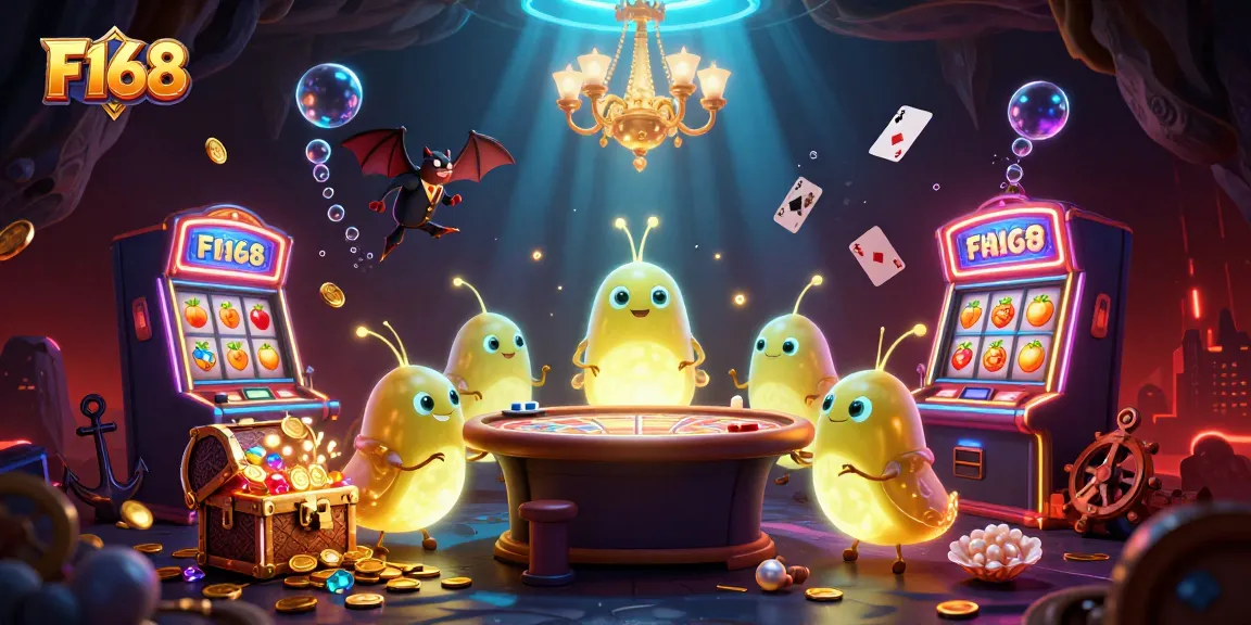 Experience the thrill of F168's casino adventure with vibrant gameplay and shimmering treasures.
