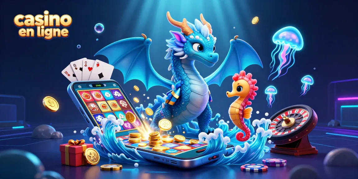 Jouez au casino en ligne avec des créatures marines et des jeux fascinants.