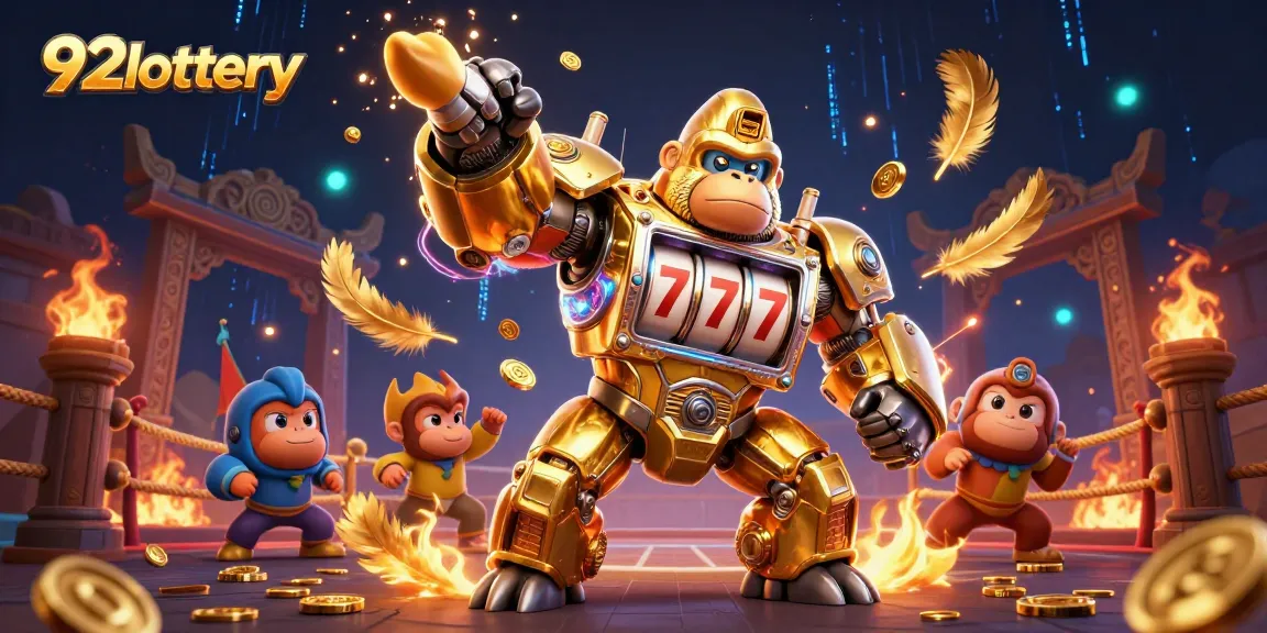 Engage in thrilling gameplay with 92lottery's exciting online lottery experience showcasing vibrant art.
