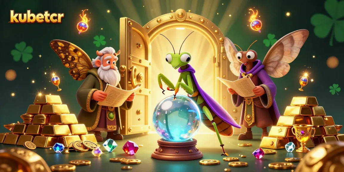 Kubetcr showcases a vibrant 3D casino scene full of treasures and magical elements.