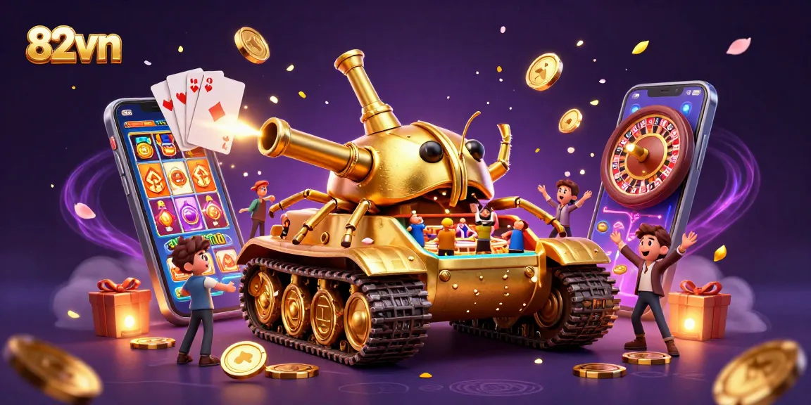 Experience thrilling gameplay with 82vn's dynamic casino scene full of excitement and rewards.