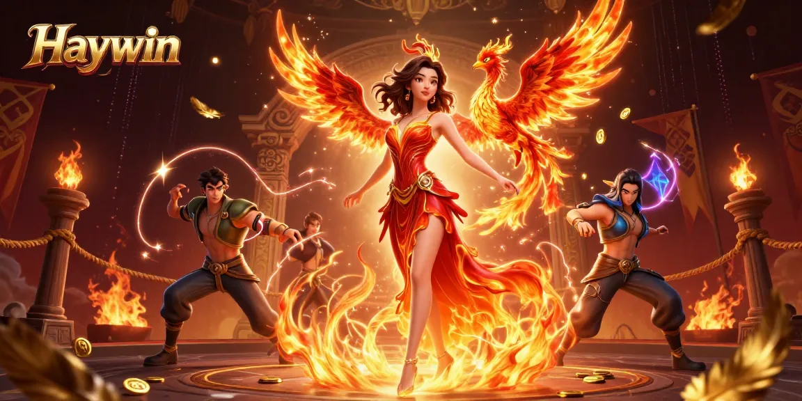 Experience thrilling gameplay at Haywin with our spectacular 3D casino illustration.