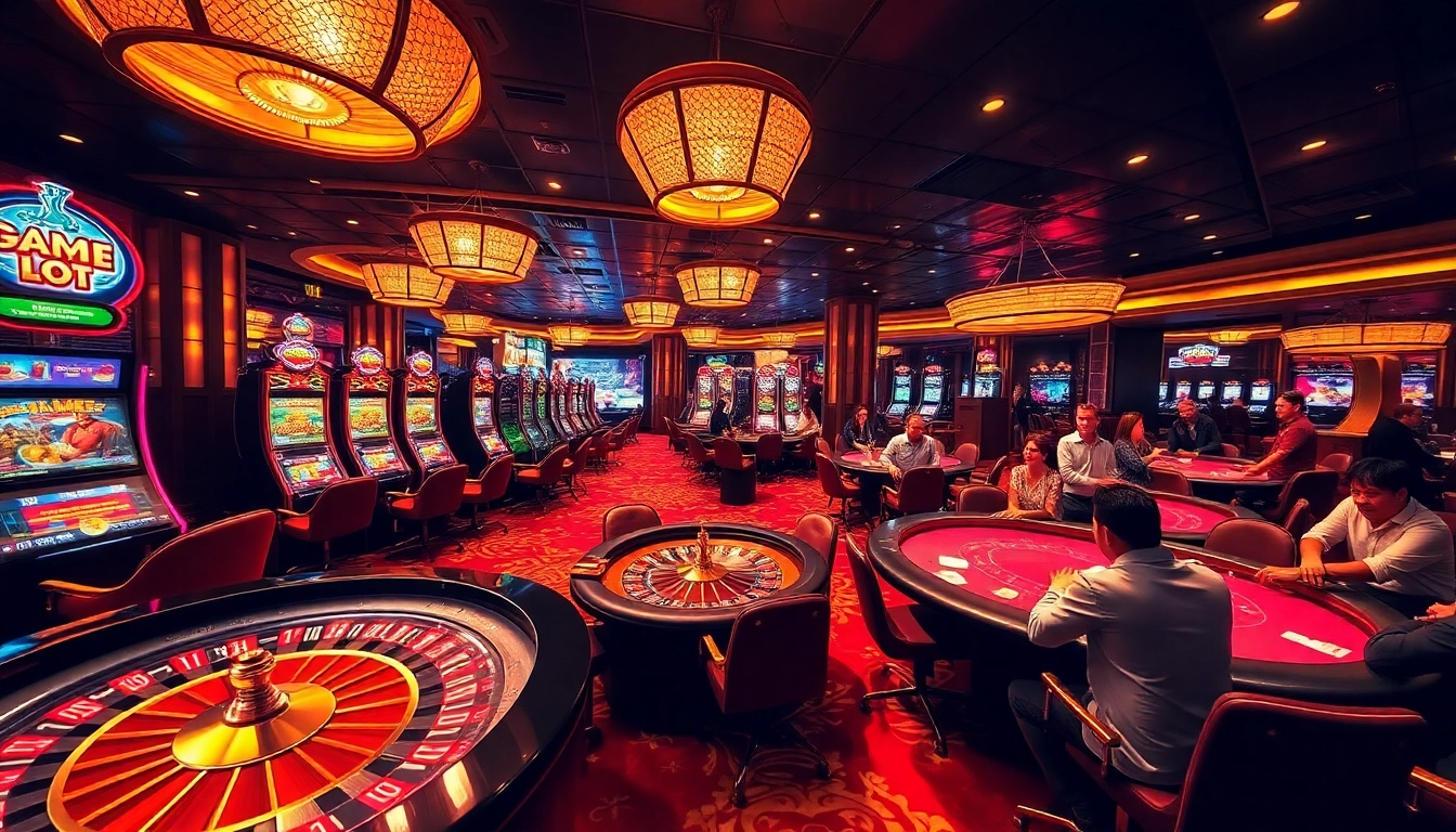 Experience the excitement at DH88 casino with vibrant tables, games, and luxurious ambiance.