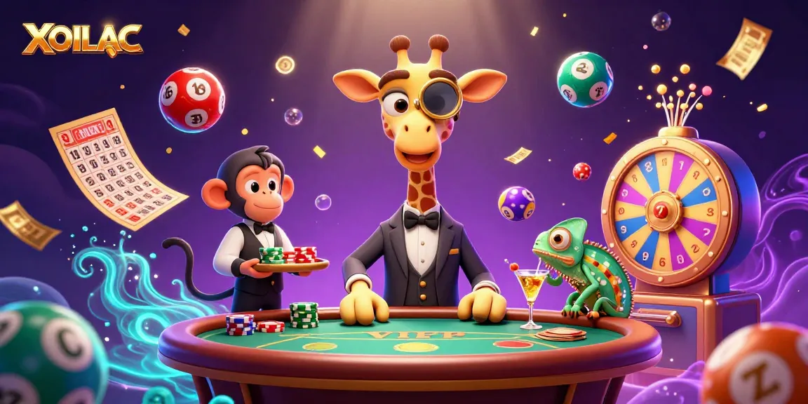 Bet on exciting outcomes with XOILAC at a vibrant 3D casino featuring dynamic elements and engaging characters.