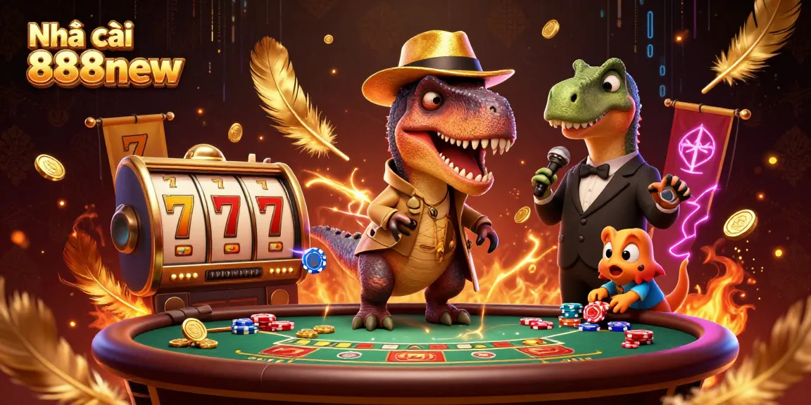 Experience the excitement at Nhà cái 888new with thrilling slot action and colorful casino characters.